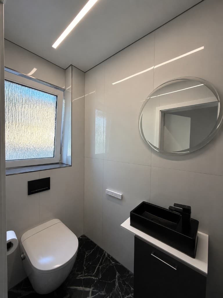 Modernisiertes WC